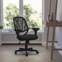 Y-GO Chairâ€šÃ‘Â¢ - Contemporary Task Office Chair - Black
