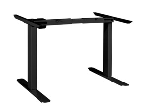 Esteem Height Adjustable Power Base for 36-60" Table Tops  -  Black