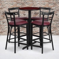 Laminate Restaurant Bar Table and Stool Sets