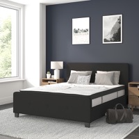 Upholstered Platform Bed/Mattress Sets