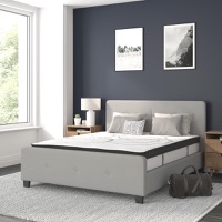 Upholstered Platform Bed/Mattress Sets