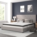 Upholstered Platform Bed/Mattress Sets