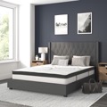 Upholstered Platform Bed/Mattress Sets