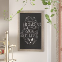 Canterbury - Vintage 24 x 36 Wall Mount Magnetic Chalkboard - Weathered Brown