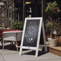 Magnetic A-Frame Chalkboards
