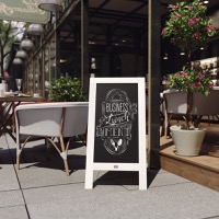 Magnetic A-Frame Chalkboards