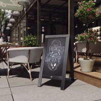 Magnetic A-Frame Chalkboards