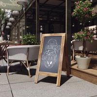 Magnetic A-Frame Chalkboards