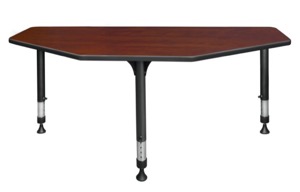 I-Promise 60" 2 Student Desk - Cherry