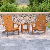 Patio Bundle - Adirondack Chairs and Side Table