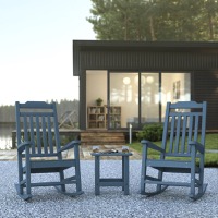 Patio Bundle - Rocking Chairs and Side Table