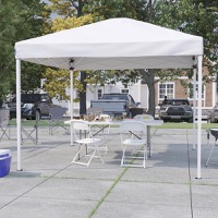 Outdoor Bundle - Pop Up Tent, Folding Table/Chairs