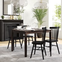 Henry - Traditional Style Commercial 47 Inch Dining Table for 4 - Wenge Matte