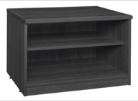 Legacy 20" Low Open Shelf Cabinet - Ash Grey