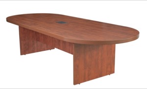 Regency Legacy 120" Racetrack Conference Table with Power Data Grommet - Cherry