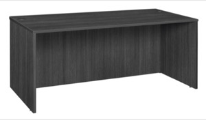 Legacy 71" Desk Shell - Ash Grey
