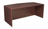 Regency Legacy Desk - Shell, 71"x 35" Bowfront