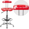 Bradley - Contemporary Draft Stool - Red