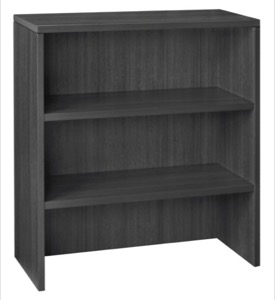 Legacy 35" Open Hutch - Ash Grey