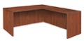 Legacy 71" L-Desk Shell with 47" Return Shell - Cherry