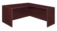 Regency Legacy 71 x 82 in. Executive L Desk Shell- Mahogany