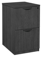 Regency Legacy 2 Drawer Wood File Cabinet- Ash Grey