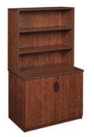 Regency Legacy 29 in. Storage Cabinet with Open Hutch- Cherry