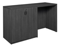 Regency Legacy Stand Up Side to Side Storage Cabinet/ Desk- Ash Grey