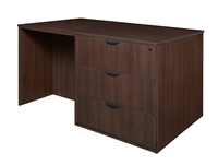 Regency Legacy - Stand Up Station - 3 Lateral Files, 1 Desk