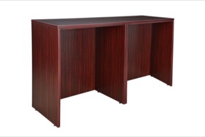 Legacy Stand Up Side to Side Desk/ Desk - Mahogany