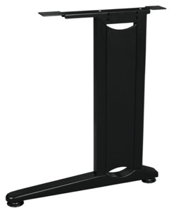 Fusion Computer Table Center Leg - Black