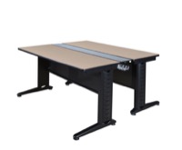 Fusion 66" x 58" Benching Station - Beige