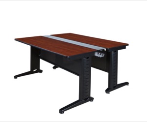 Fusion 66" x 58" Benching Station - Cherry