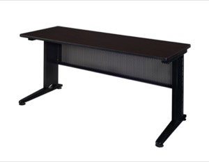 Fusion 72" x 24" Training Table - Mocha Walnut