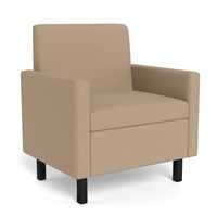 Safco Lounge Seating - Movvi Single Seat, Both Arms