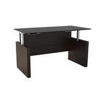 Medina Desk - Height Adjustable - Straight Front 72" x 36""