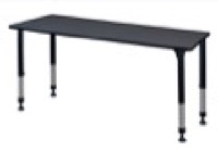 Regency Kee 72 x 30 in. Height Adjustable Classroom Activity Table- Grey