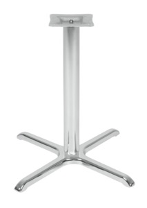 Via X-Base for 30" Table Tops - Chrome