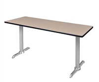 Regency Via Training Table with Chrome Legs - Via 60" x 24"