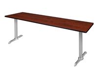 Regency Via Training Table with Chrome Legs - 84" x 24"