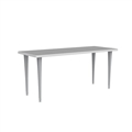 Rumba 60x24" Fixed Base Table Post-Leg Glide