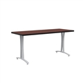 Rumba 60x24" Fixed Base Table T-Leg Glide