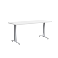 Rumba 72x24" Fixed Base Table T-Leg Glide