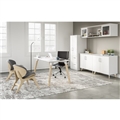 Safco RESI Desk - Modern Design with Wood Legs - 30" X 60"
