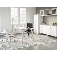 Safco - Resi Office Hutch 72" with Glass Doors