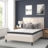 Upholstered Platform Bed/Mattress Sets