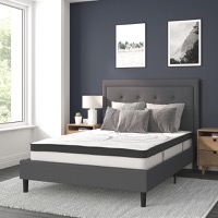 Upholstered Platform Bed/Mattress Sets