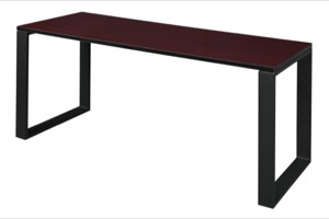 Structure 60" x 24" Training Table - Mahogany/Black