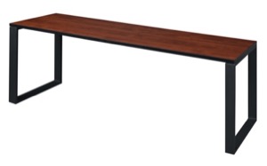 Structure 72" x 24" Training Table - Cherry/Black
