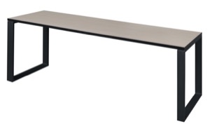 Structure 72" x 24" Training Table - Maple/Black